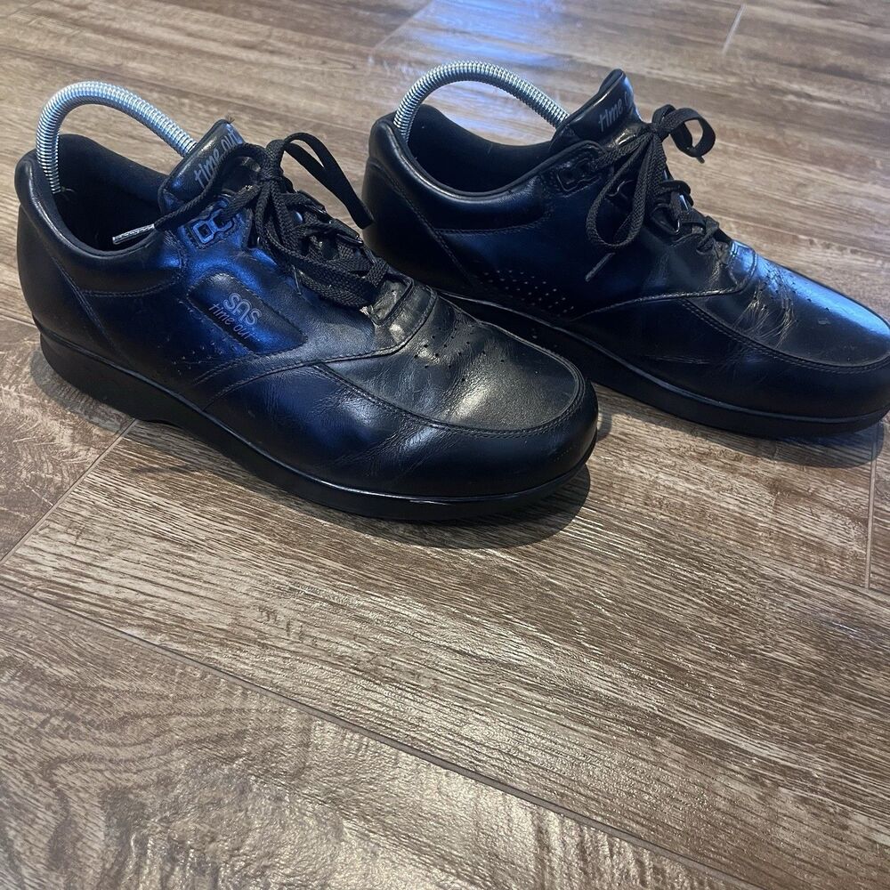 SAS Shoes Men's Sz 11 M Black Time Out Tripad Orthopedic Lace-Up Comfort Walking